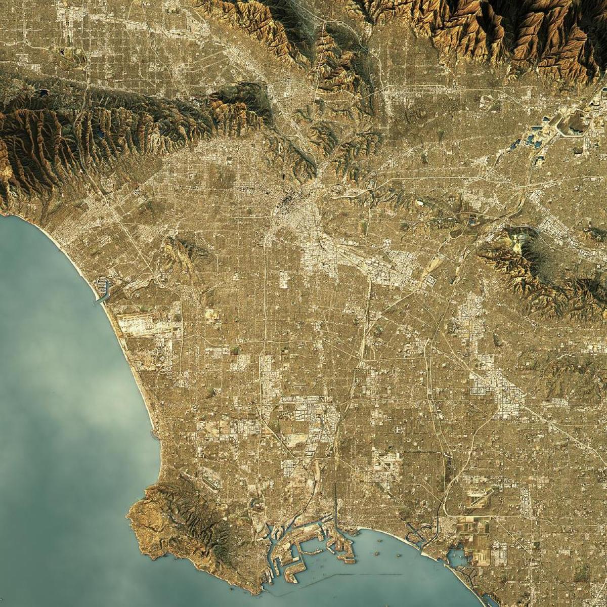 خريطة رفع لوس أنجلوس